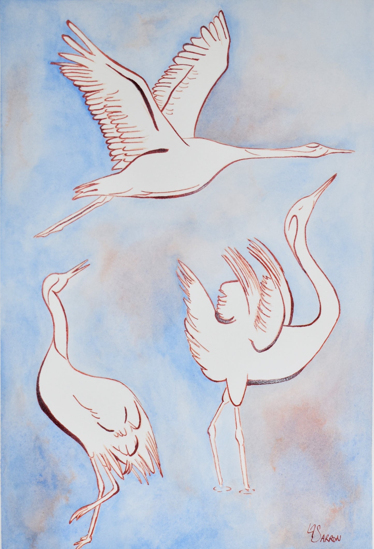 LA DANSE DES GRUES