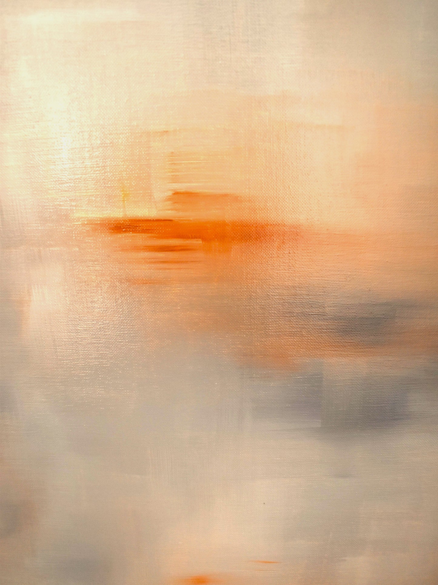 détail oeuvre Lumen peinture à l'huile de Laure-Anne Sarron