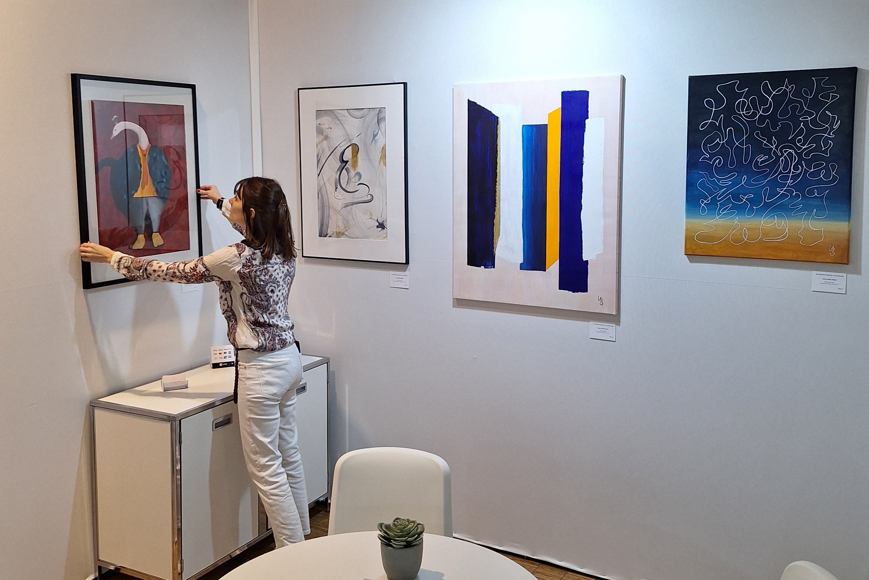 Actualités de Laure-Anne Sarron exposition personnelle au salon d'art contemporain de Paris