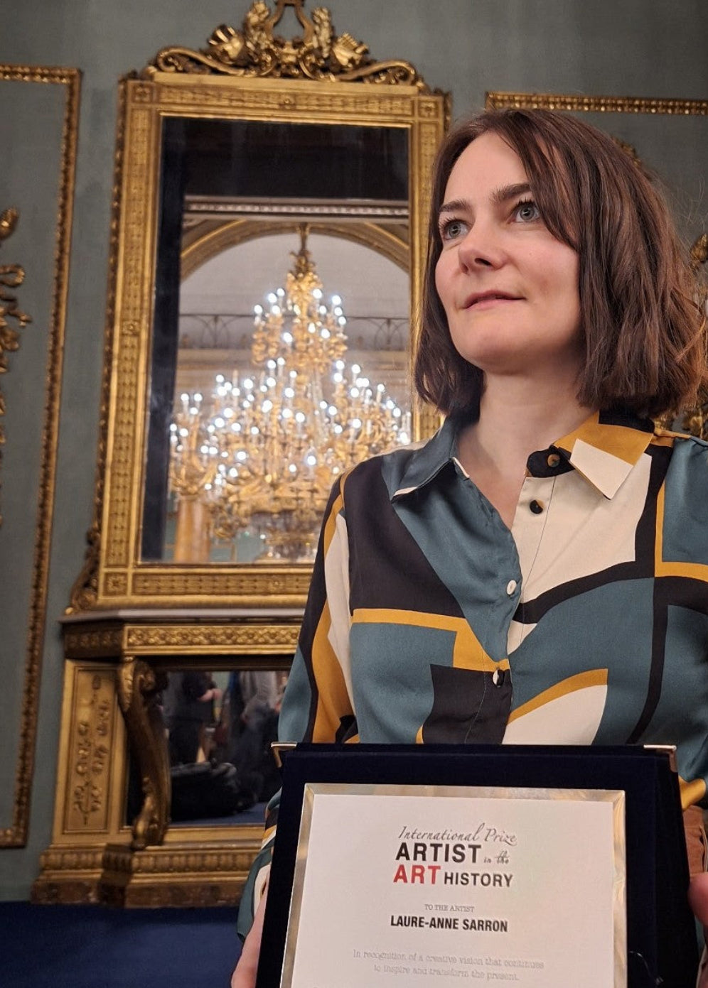 Actualités de Laure-Anne Sarron Remise du Prix d'art contemporain, Art in the Art history à Florence par la Fondation Effetto Arte