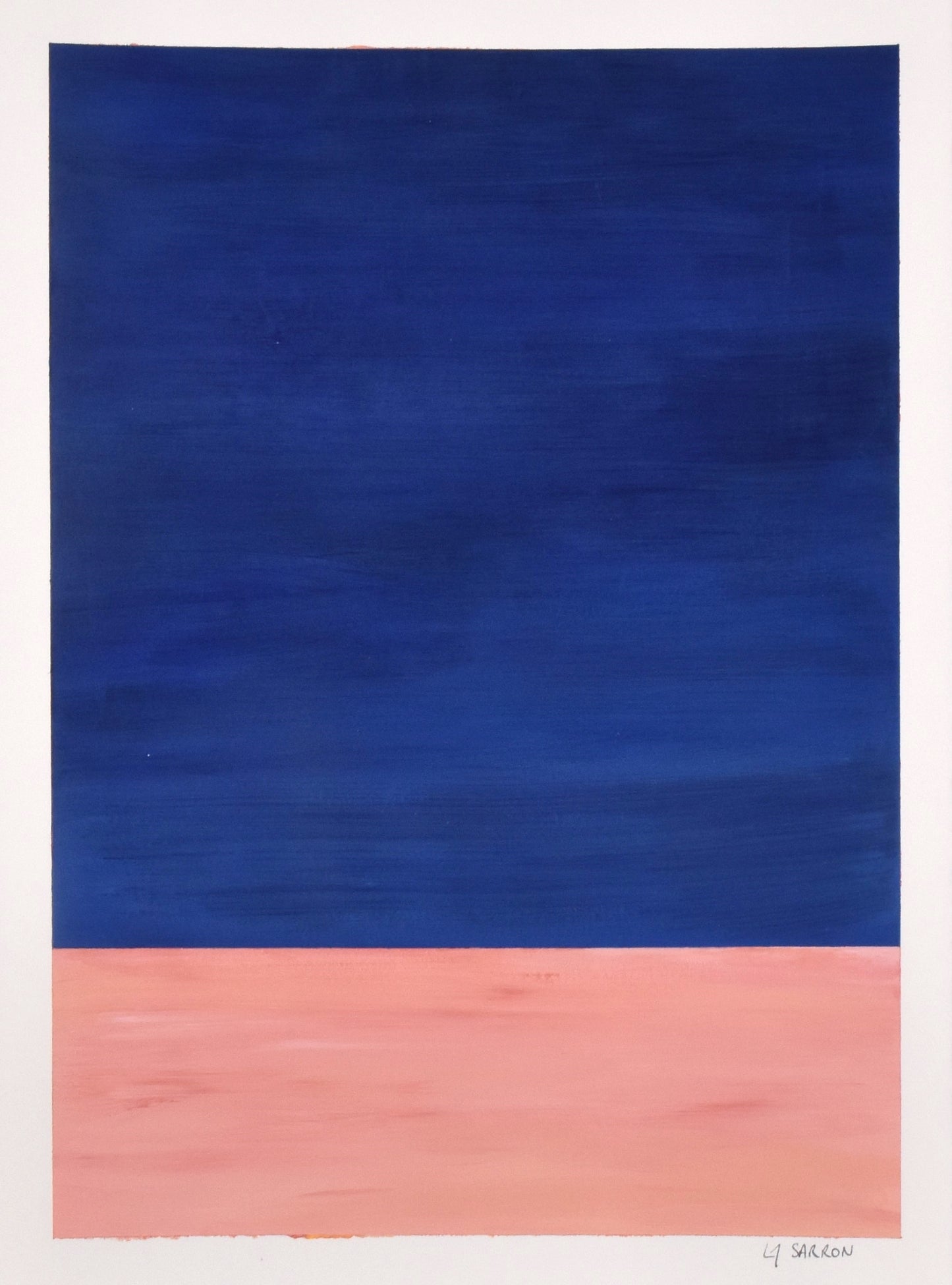 Une oeuvre d'art originale et abstraite de Laure-Anne Sarron, inspirée du Cap Ferret