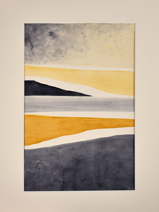 Dune du Pilat oeuvre originale Laure-Anne Sarron