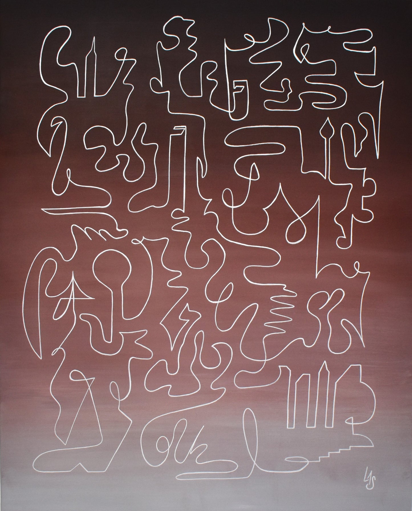 œuvre Echo 3 de Laure-Anne Sarron art contemporain abstrait