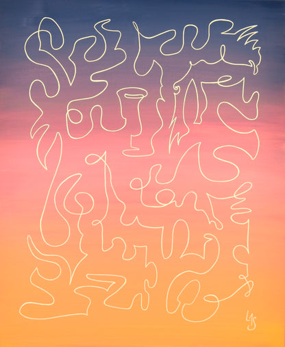 Echo 4 œuvre contemporaine de Laure-Anne Sarron