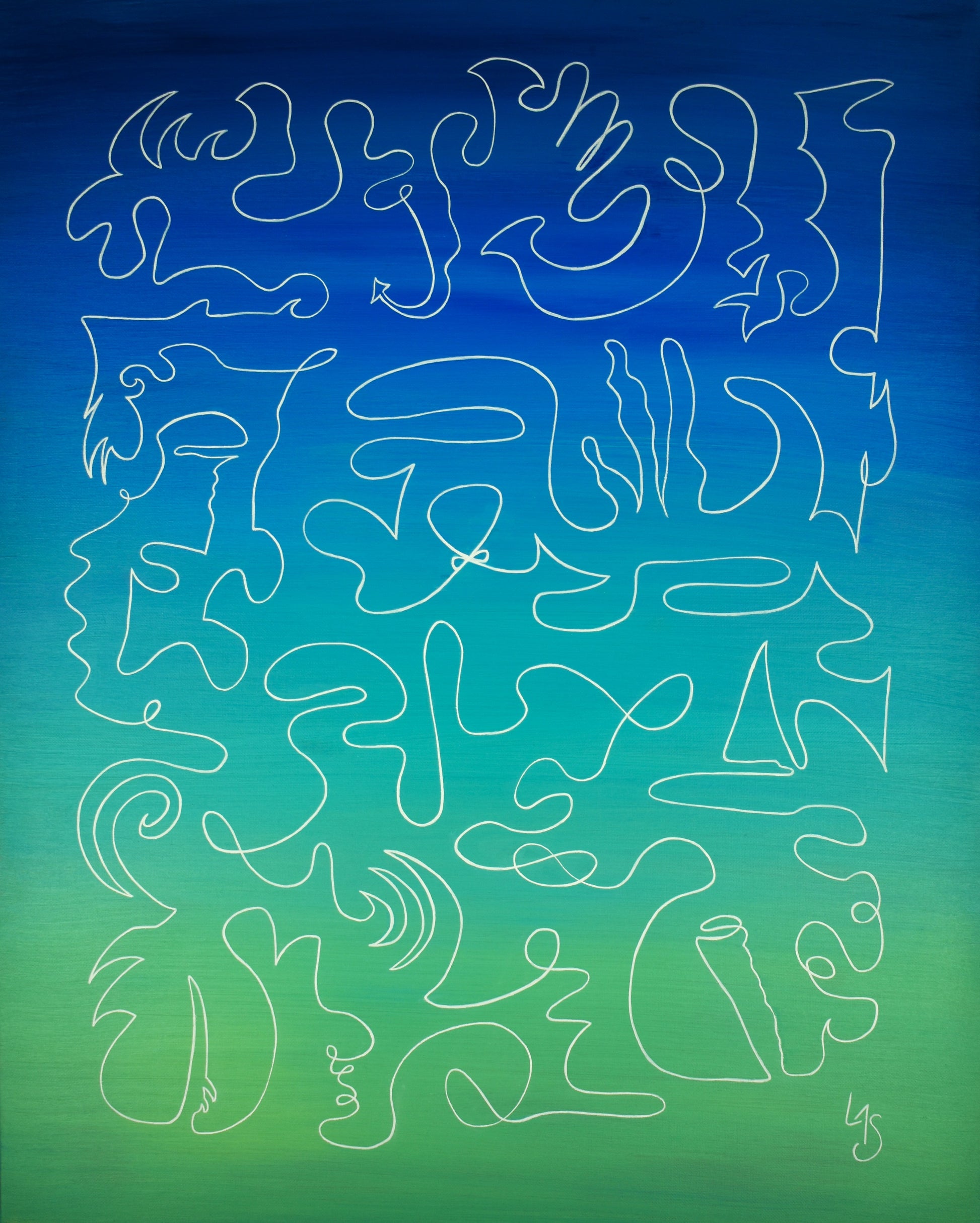 Echo 5 œuvre contemporaine de Laure-Anne Sarron