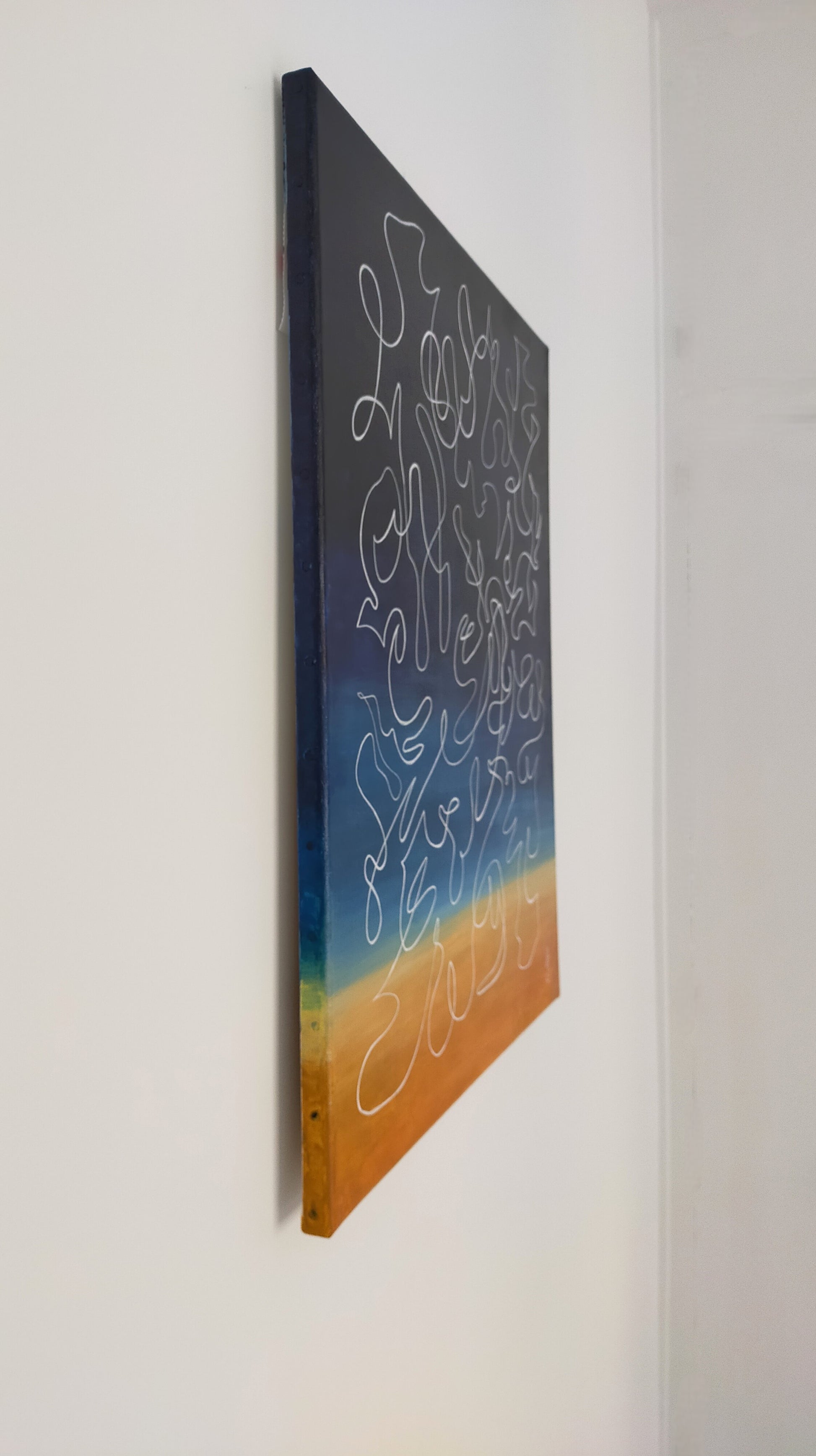 détail texture de l'œuvre Echo 1 par Laure-Anne Sarron