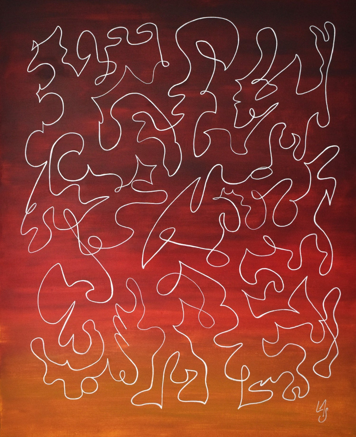 Echo 2 œuvre contemporaine de Laure-Anne Sarron