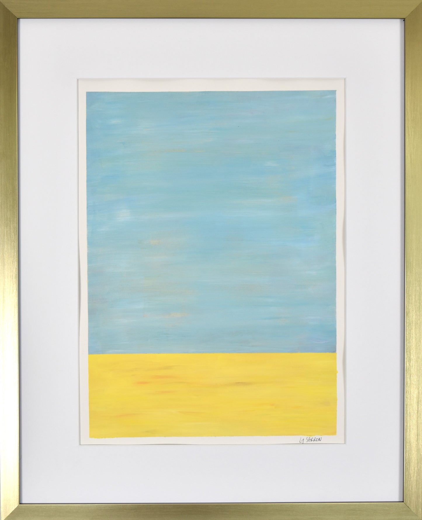 Saint Tropez œuvre moderne de Laure-Anne Sarron de la série Horizons