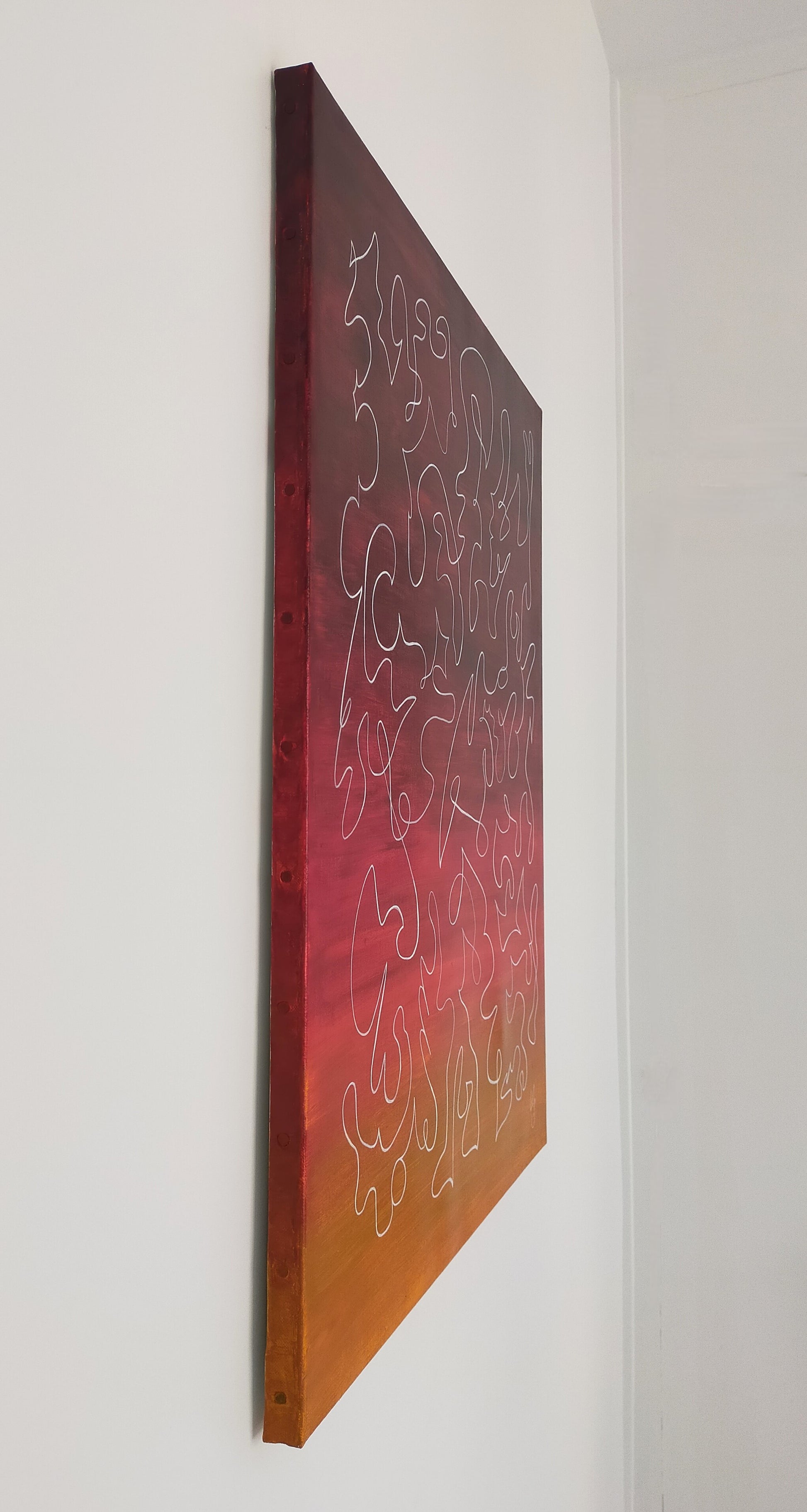 Echo 2 peinture originale abstraite sur la musique